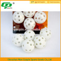 golf accessorie,white hollow plastice golf ball